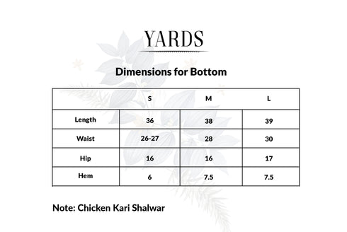 Chikan Kari Shalwar Black