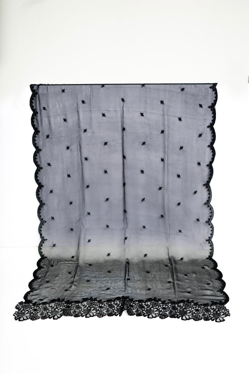 Black Patch Dupatta
