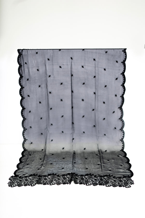 Black Patch Dupatta